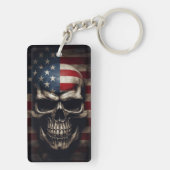 Amerikaanse vlag sleutelhanger (achterkant)