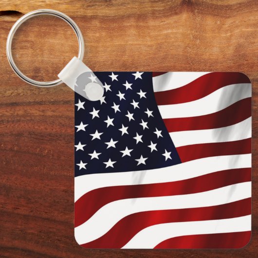 AMERIKAANSE VLAG SLEUTELHANGER (Voorkant)