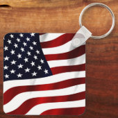 AMERIKAANSE VLAG SLEUTELHANGER (Achterkant)