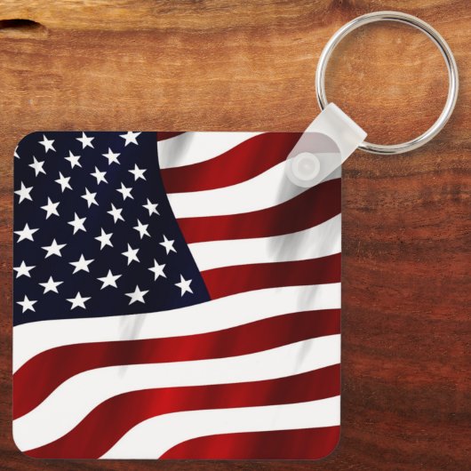 AMERIKAANSE VLAG SLEUTELHANGER (Achterkant)