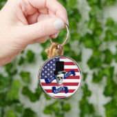 Amerikaanse vlag sleutelhanger (Hand)