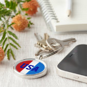 Amerikaanse vlag Sleutelhanger (Zijkant)