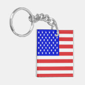 Amerikaanse vlag sleutelhanger (Voorkant Links)
