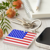 Amerikaanse vlag sleutelhanger (Voorkant Rechts)