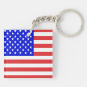 Amerikaanse vlag sleutelhanger (Achterkant)