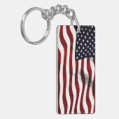 Amerikaanse vlag sleutelhanger (Voorkant Links)