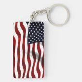 Amerikaanse vlag sleutelhanger (achterkant)