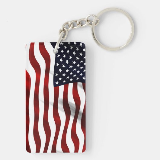 Amerikaanse vlag sleutelhanger (achterkant)