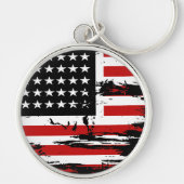 Amerikaanse vlag Sleutelhanger (Voorkant)