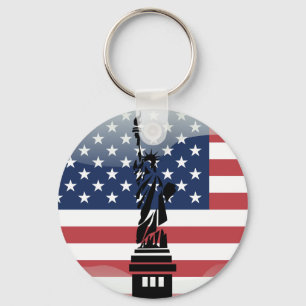 Amerikaanse vlag sleutelhanger