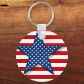 Amerikaanse vlag Sleutelhanger (Voorkant)