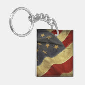 Amerikaanse vlag sleutelhanger (Voorkant Links)