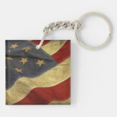Amerikaanse vlag sleutelhanger (Achterkant)