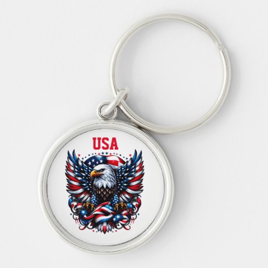 Amerikaanse vlag Sleutelhanger (Voorkant)
