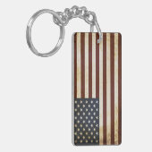 Amerikaanse vlag Sleutelhanger (Voorkant Links)