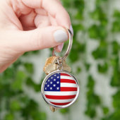 Amerikaanse vlag Sleutelhanger (Hand)