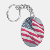 Amerikaanse vlag sleutelhanger (Voorkant Links)