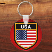 Amerikaanse vlag sleutelhanger (Voorkant)