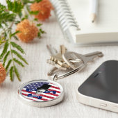 Amerikaanse vlag sleutelhanger (Zijkant)