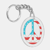 Amerikaanse vlag sleutelhanger (Voorkant Links)