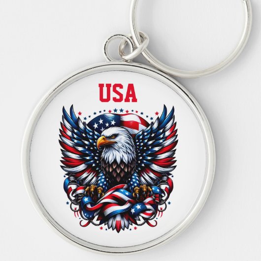 Amerikaanse vlag Sleutelhanger (Voorkant)