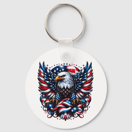 Amerikaanse vlag Sleutelhanger (Voorkant)
