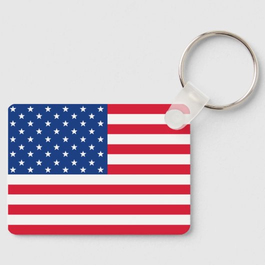 Amerikaanse Vlag Sleutelhanger Cadeau (Voorkant)