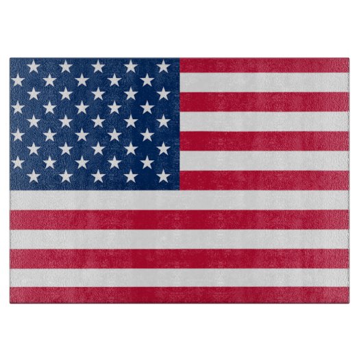 Amerikaanse vlag snijplank patriottisch (Voorkant)