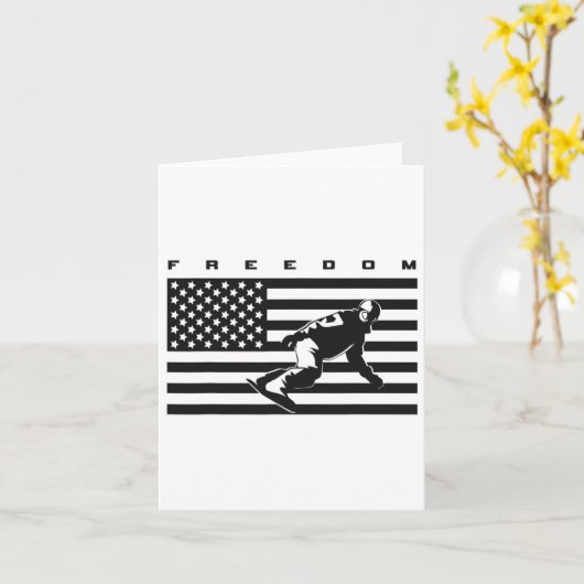 Amerikaanse vlag Snowboard Kleding - Snowboarding  Kaart (Gele Bloem)