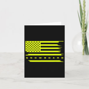 Amerikaanse vlag Snowboard Kleding - Snowboarding  Kaart