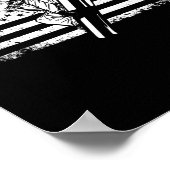 Amerikaanse vlag Snowboard Kleding - Snowboarding Poster (Hoek)