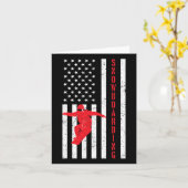 Amerikaanse vlag snowboard VS winter patriottische Kaart (Gele Bloem)