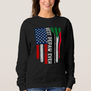 Amerikaanse vlag & Soedan vlag beste Pepaw ooit fa Trui