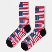 Amerikaanse vlag Sokken (Links)