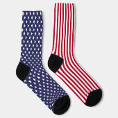 Amerikaanse vlag sokken (Rechts)