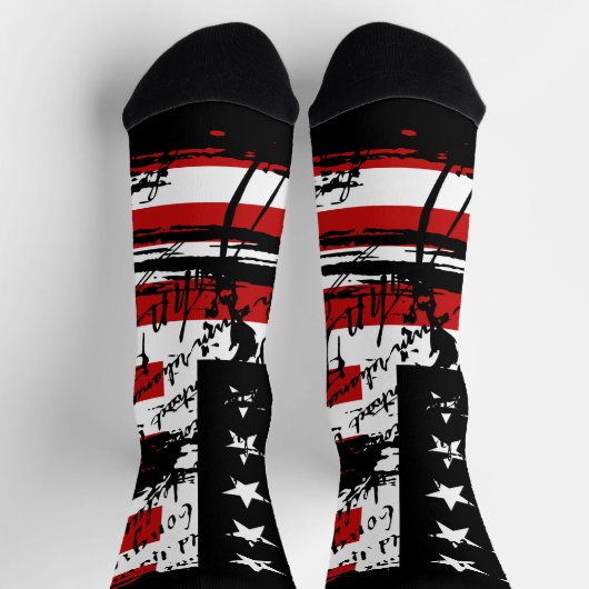 Amerikaanse vlag  sokken (Top)