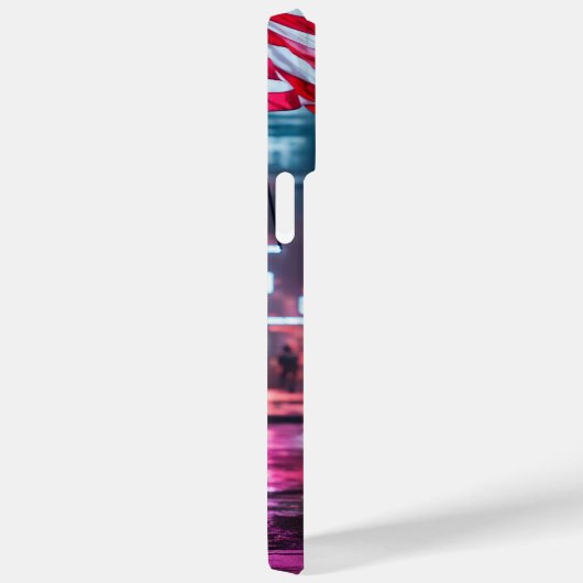 Amerikaanse vlag soldaat iPhone 14 Pro Max Hoesje  (Achterkant / Rechts)