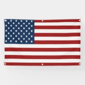 Amerikaanse vlag spandoek (Horizontaal)