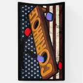 Amerikaanse vlag spandoek (Verticaal)