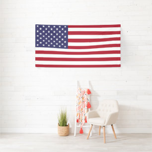 Amerikaanse vlag spandoek