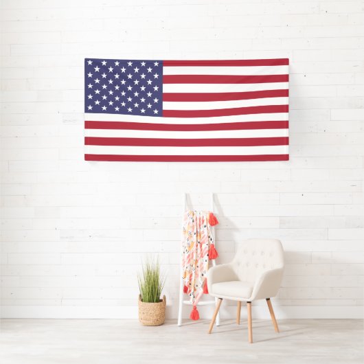Amerikaanse vlag spandoek (Insitu)