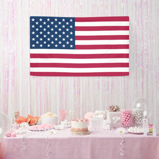 Amerikaanse vlag spandoek (Feest)