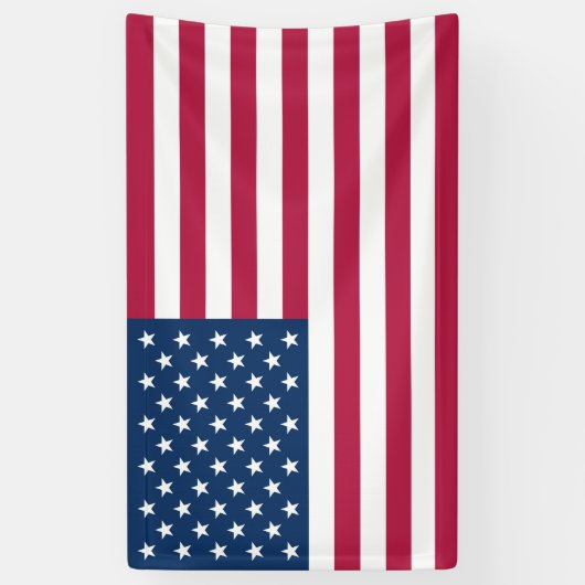 Amerikaanse vlag spandoek (Verticaal)
