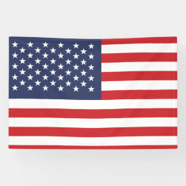 Amerikaanse vlag spandoek