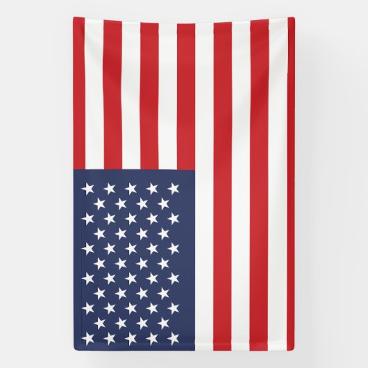 Amerikaanse vlag spandoek (Verticaal)