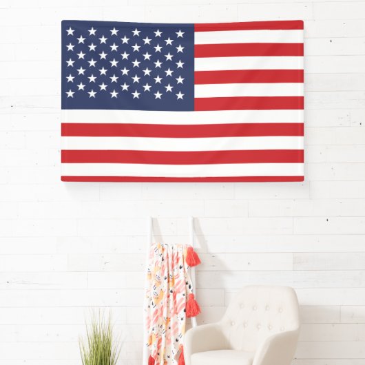 Amerikaanse vlag spandoek (Insitu)