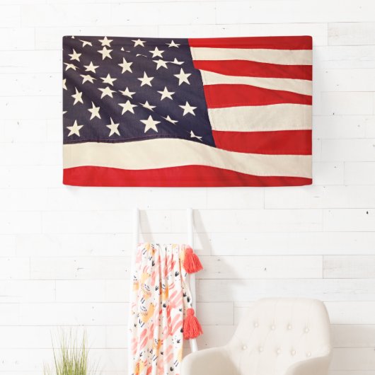 Amerikaanse vlag spandoek (Insitu)