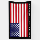  Amerikaanse vlag Spandoek (Verticaal)