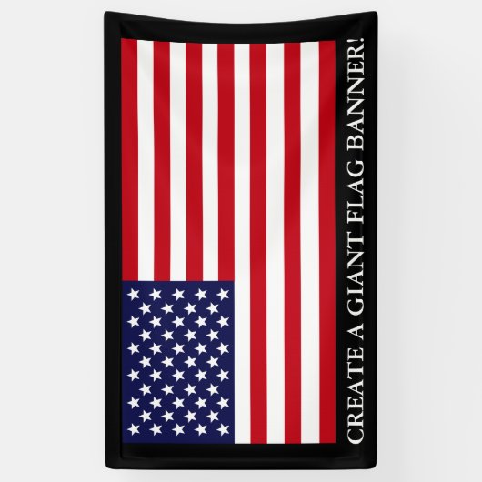  Amerikaanse vlag Spandoek (Verticaal)