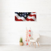 Amerikaanse vlag spandoek (Insitu)